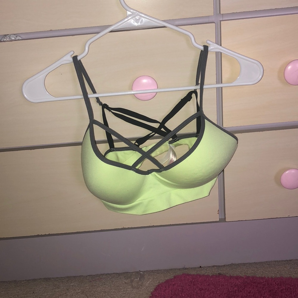 Yellow Sports Bra